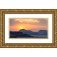 thumbnail image 1 of Hellmann, Stan 14x9 Gold Ornate Wood Framed with Double Matting Museum Art Print Titled - Wadi Rum Sunrise, 1 of 4