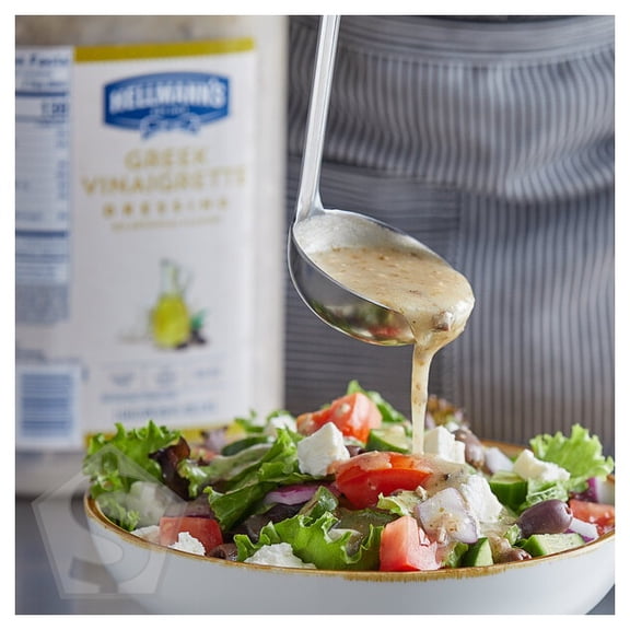 Hellmann's 1 Gallon Greek Vinaigrette Dressing - 4/Case