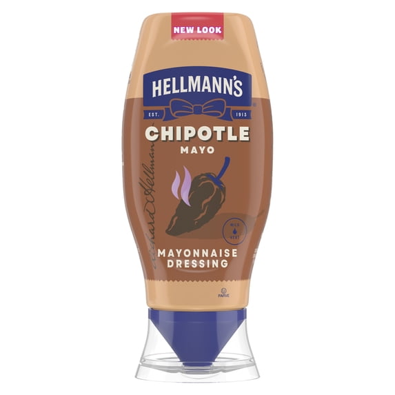 Hellmann's Mild Chipotle Mayonnaise Dressing, 11.5 fl oz Squeeze Bottle