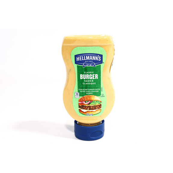 Hellmann's Classic Burger Sauce, Gluten Free and Certified Kosher, 325ml/11 fl.oz