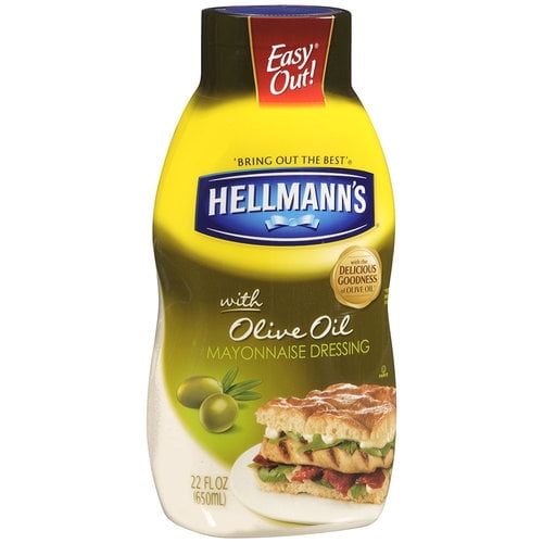 Hellmann's Easy Out! Mayonnaise Dressing with Olive Oil, 22 fl oz