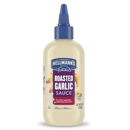 Hellmann's Gluten Free Roasted Garlic Sauce, 9 oz Bottle