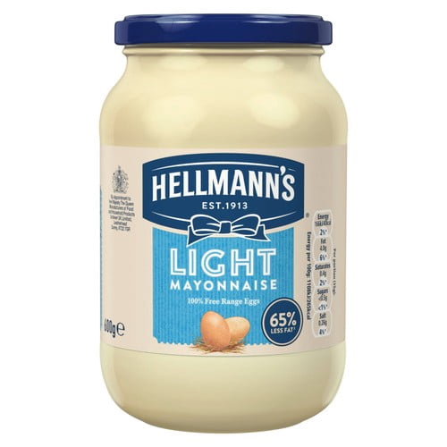 Hellmann's Light Mayonnaise 600g, British Import (Pack of 2)