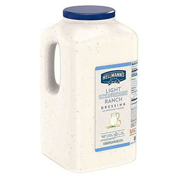 Hellmann's Light Ranch Dressing Bulk, 1 Gal - Case of 4