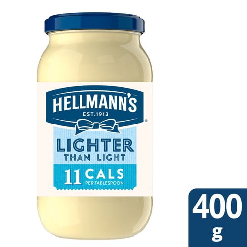 Hellmann's Lighter than Light Mayonnaise 400g, British Import (Pack of 2)