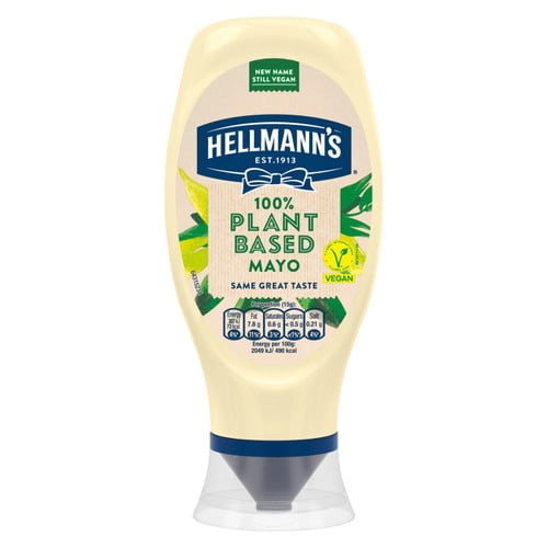 Hellmann's Plant Based Mayonnaise 430g, British Import (Pack of 2)