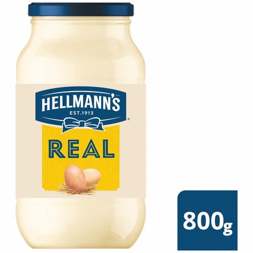 Hellmann's Real Mayonnaise 800g, British Import (Pack of 2)