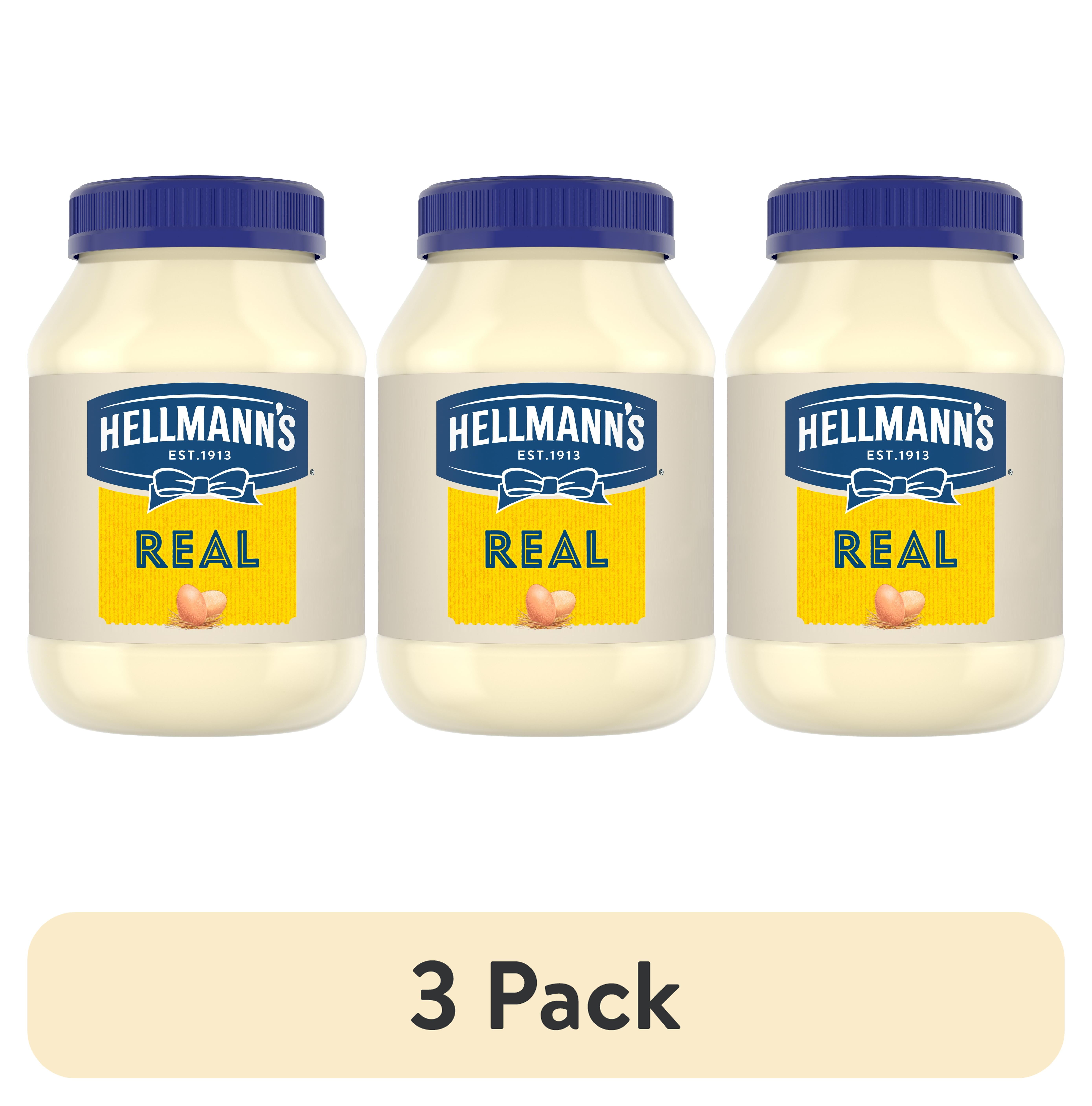 (3 pack) Hellmann's Real Mayonnaise Condiment Real Mayo Gluten Free