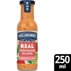 Hellmann's Real Thousand Island Salad Dressing & Dip Sauce 250ml, Imported from Britain