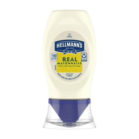 Hellmann's Squeeze Real Mayonnaise - 5.75 fl oz - Pack of 2