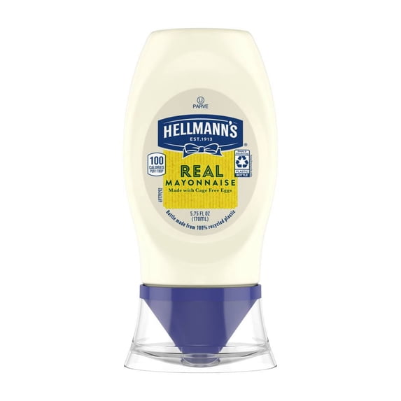 Hellmann's Squeeze Real Mayonnaise - 5.75 fl oz - Pack of 2
