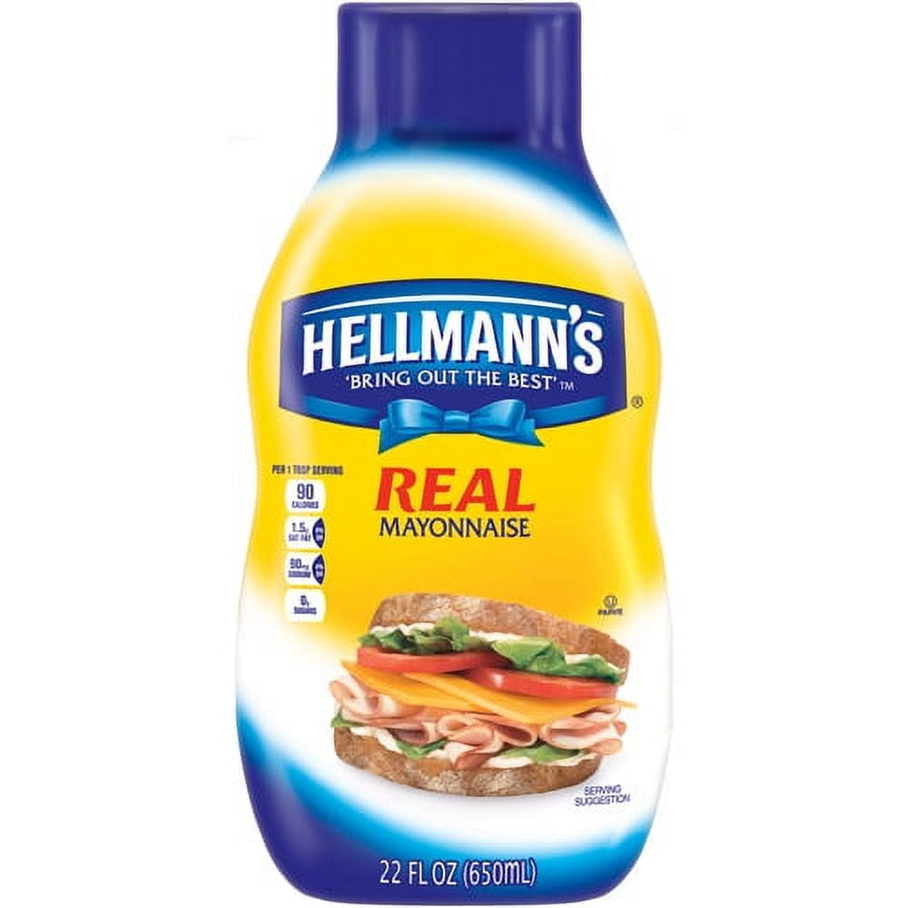 Hellmans Hellmann's Real Mayonnaise 22.0fo Ez-out