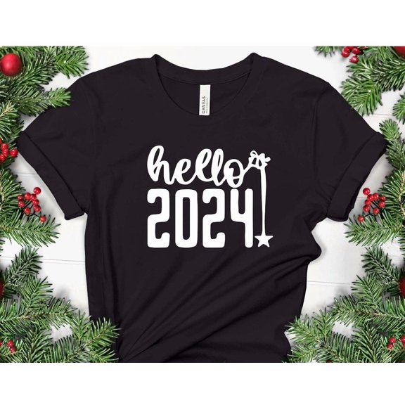 Hello 2024 New Year Family T-Shirt