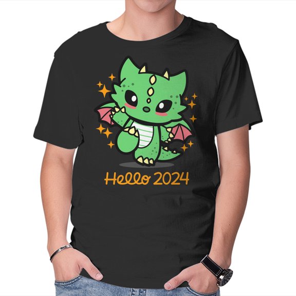 Hello 2024 Unisex T-Shirt Tee Sweatshirt Hoodie Tank Top
