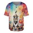 thumbnail image 1 of Hello 2025 Border Collie Celebrates Happy New Year Firework Balloon All Over Print 3D Baseball Shirt Borders Dog Lovers Gifts Idea Softball Sport - 02024, 1 of 6