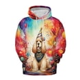 thumbnail image 1 of Hello 2025 Cocker Spaniel Celebrates Happy New Year Firework Balloon All Over Print 3D Hoodie Unisex Merch Hoodies Cockers Dog Lover Gifts - 02024, 1 of 6