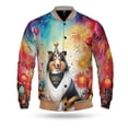 thumbnail image 1 of Hello 2025 Collie Celebrates Happy New Year Firework Balloon All Over Print 3D Baseball Jacket Collie Dog Lover Gifts Idea Bomber Jacket Softball - 02024, 1 of 6