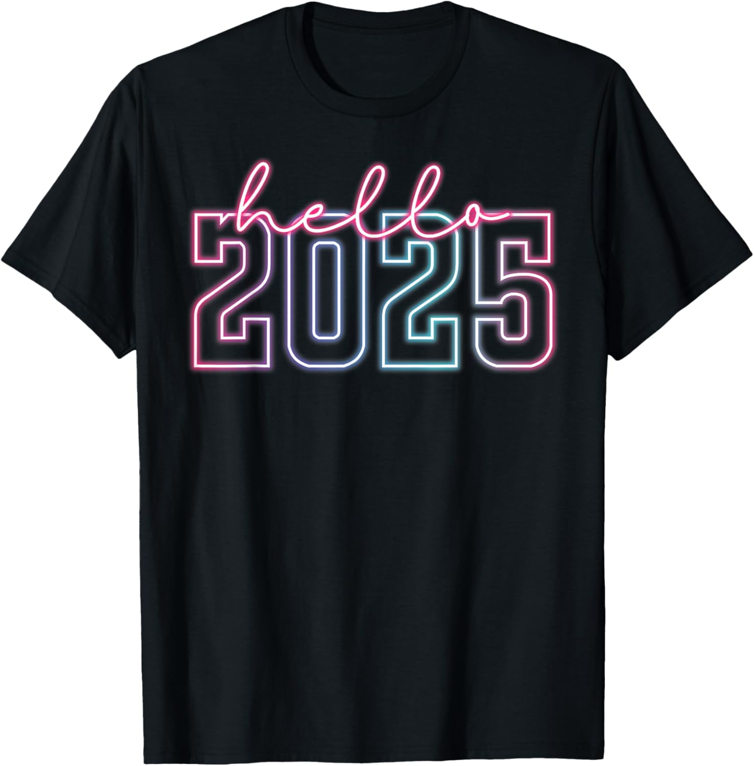 Hello 2025 Happy New Year 2025 Family 31st December 2025 TShirt