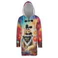 thumbnail image 1 of Hello 2025 Maine Coon Celebrates Happy New Year Firework Balloon All Over Print 3D Hooded Duffle Toggle Coat Cat Lover Kitten Owner Gifts - 02024, 1 of 6