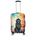 thumbnail image 1 of Hello 2025 Newfoundland Celebrates Happy New Year Firework Balloon Travel Luggage Cover Newfie Dog Lover Gifts Suitcase Dust Protective Decor - 02024, 1 of 5