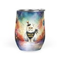thumbnail image 1 of Hello 2025 Persian Celebrates Happy New Year Firework Balloon 12oz Stainless Steel Wine Tumbler Insulated Cup with Lid Cat Lover Kitten Owner Gifts - 02024, 1 of 5