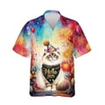 thumbnail image 1 of Hello 2025 Ragdoll Celebrates Happy New Year Firework Balloon Hawaiian Shirt Breathable Summer Unisex Merch Cat Lover Kitten Owner Gifts Idea - 02024, 1 of 6