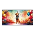 thumbnail image 1 of Hello 2025 Rhodesian Ridgeback Celebrates Happy New Year Firework Balloon Desk Mat Full Keyboard Mouse Pad Ridgebacks Dog Lover Gifts Large Mousepad - 02024, 1 of 5