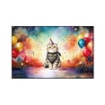 thumbnail image 1 of Hello 2025 Scottish Fold Celebrates Happy New Year Firework Balloon Indoor Rug Cat Lover Kitten Owner Gifts Carpet Living Bed Room Sofa Home Decor - 02024, 1 of 5