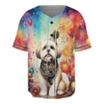 thumbnail image 1 of Hello 2025 Shih Tzu Celebrates Happy New Year Firework Balloon All Over Print 3D Baseball Shirt Lion Dog Lover Gifts Softball Sport - 02024, 1 of 6
