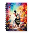 thumbnail image 1 of Hello 2025 Sphynx Celebrates Happy New Year Firework Balloon Spiral Bound Journal Cat Lover Kitten Owner Gifts Idea 5x7in Spiral Notebook - 02024, 1 of 5