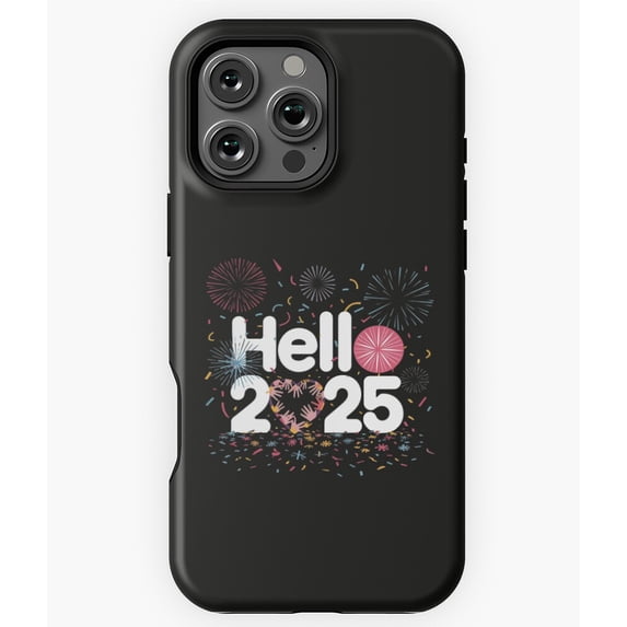 Hello 2026 Celebration New Year Phone Case for iPhone 16 15 14 13 12 11 Pro Max