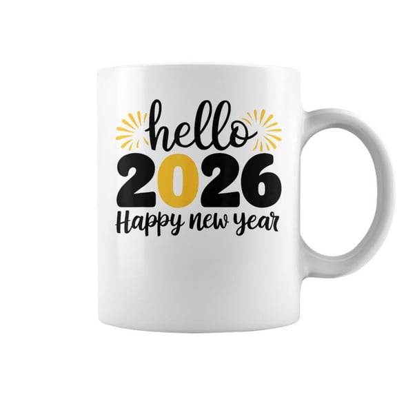 Hello 2026 Happy New Year 2026 New Years Eve Party Coffee Mugs