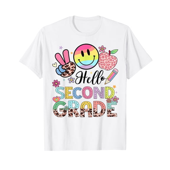 Hello 2nd Grade Boy Girl Back to School 2nd Grade T-Shirt