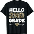 thumbnail image 1 of Hello 2nd Grade Leopard Print Second Grade Teacher Kids Gift T-Shirt, 1 of 4
