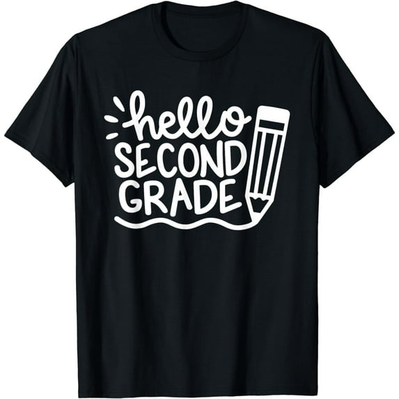 Hello 2nd Grade Second Grade Teacher Student Back To School T-Shirt
