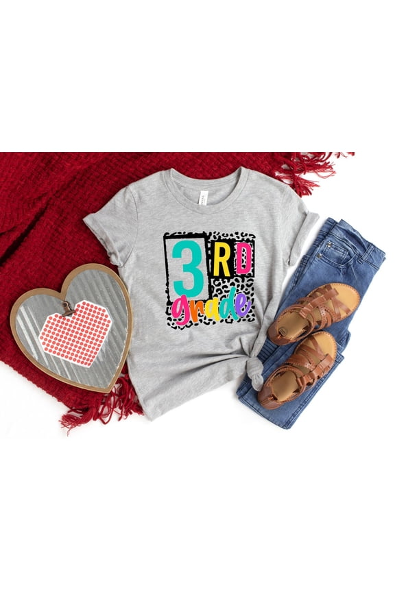 Hello 3rd Grade Shirts, Teach Love Inspire Shirt, Back To School Shirt, Third Grade Teacher Tee, Teacher Appreciation Tee, 1st day of school