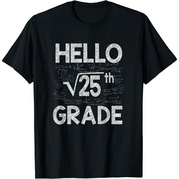 Hello 5th grade math formula back to school Gift Idea T-Shirt
