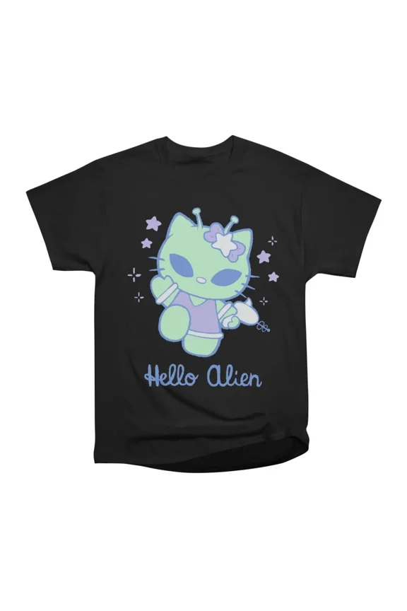 Hello Alien T-Shirt Tee Gift For Him Merch For Her Apparel For Friend
