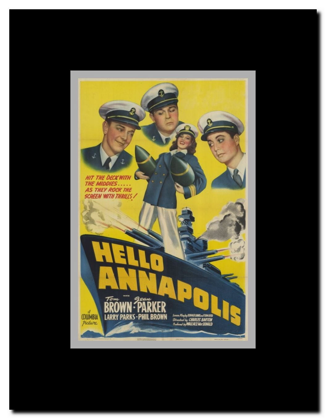 Hello Annapolis Framed Movie Poster