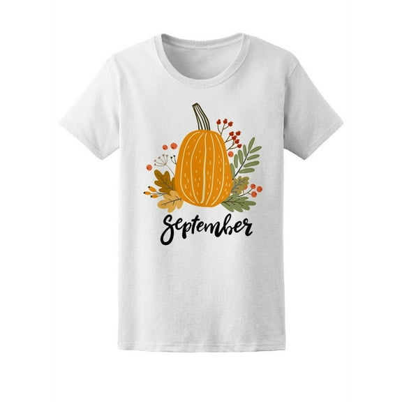 Hello Autumn Cool September T-Shirt Women -Image by Shutterstock, Female Small