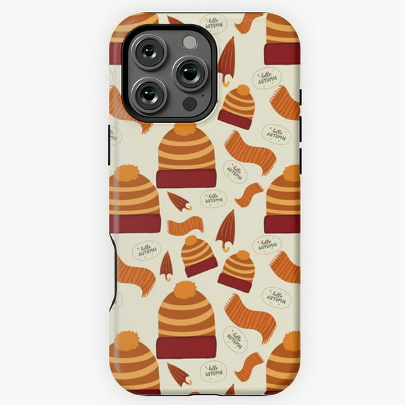 Hello Autumn Season Greeting Phone Case for iPhone 11 12 13 14 15 16 17 Pro Max