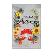 Hello Autumn Yard Flag 11.5in x 18in