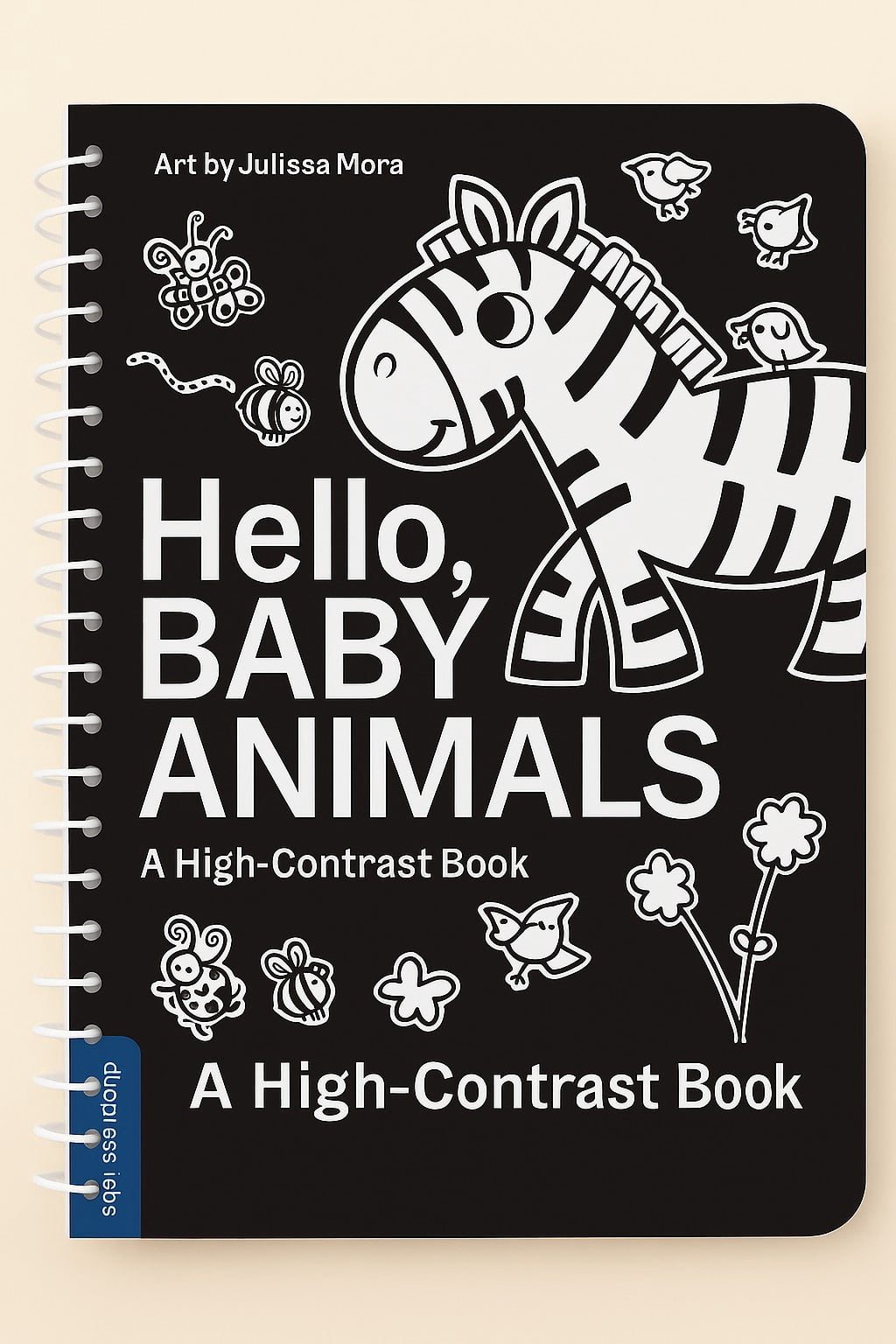 Hello Animals Hello, Baby Animals: A Durable High-Contrast Black-And-White Board Book ...