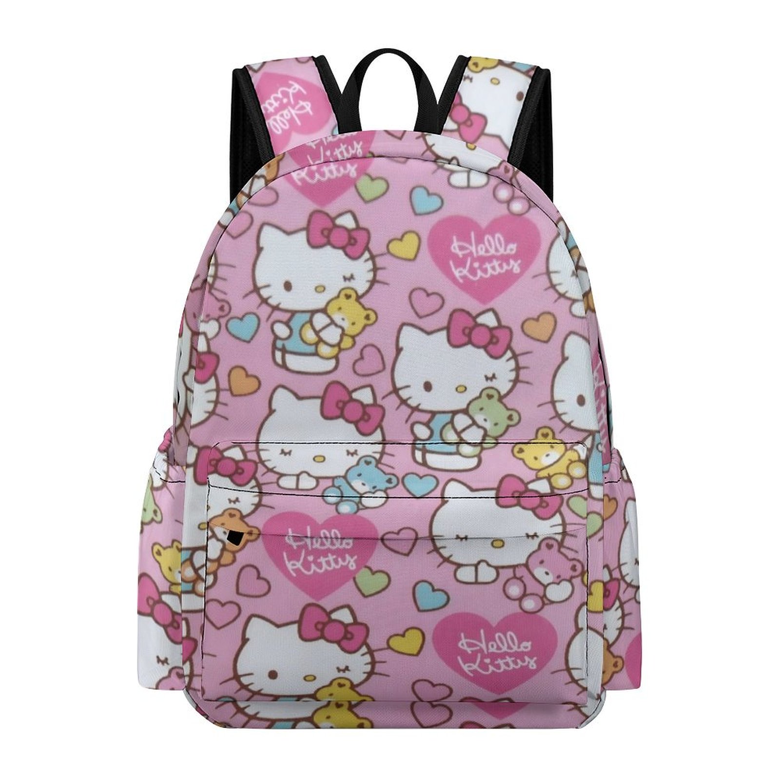 Hello Backpack Kitty Large Capacity Travel Essential for Teenagers and ...