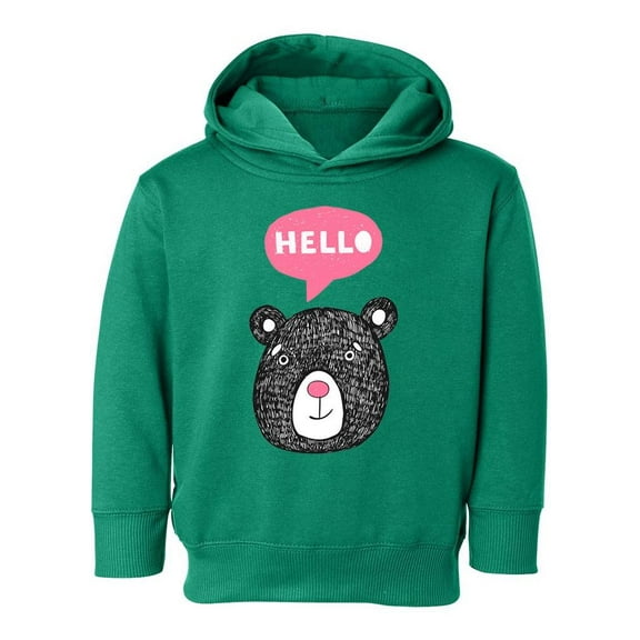 Hello Bear Hoodie Toddler -Image by Shutterstock, 2 Toddler