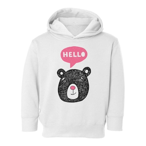 Hello Bear Hoodie Toddler -Image by Shutterstock, 4 Toddler