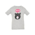 thumbnail image 1 of Hello Bear T-Shirt Infant -Image by Shutterstock,  6 Months, 1 of 4