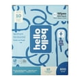 thumbnail image 1 of Hello Bello Baby Wipes, 600 Unscented Plant-Based Wipes, 10 Pouch Box (Choose Your Count), 1 of 11