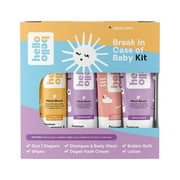 Hello Bello Break in Case of Baby Kit, Unisex Infant Bathing and Diaper Care Gift Set
