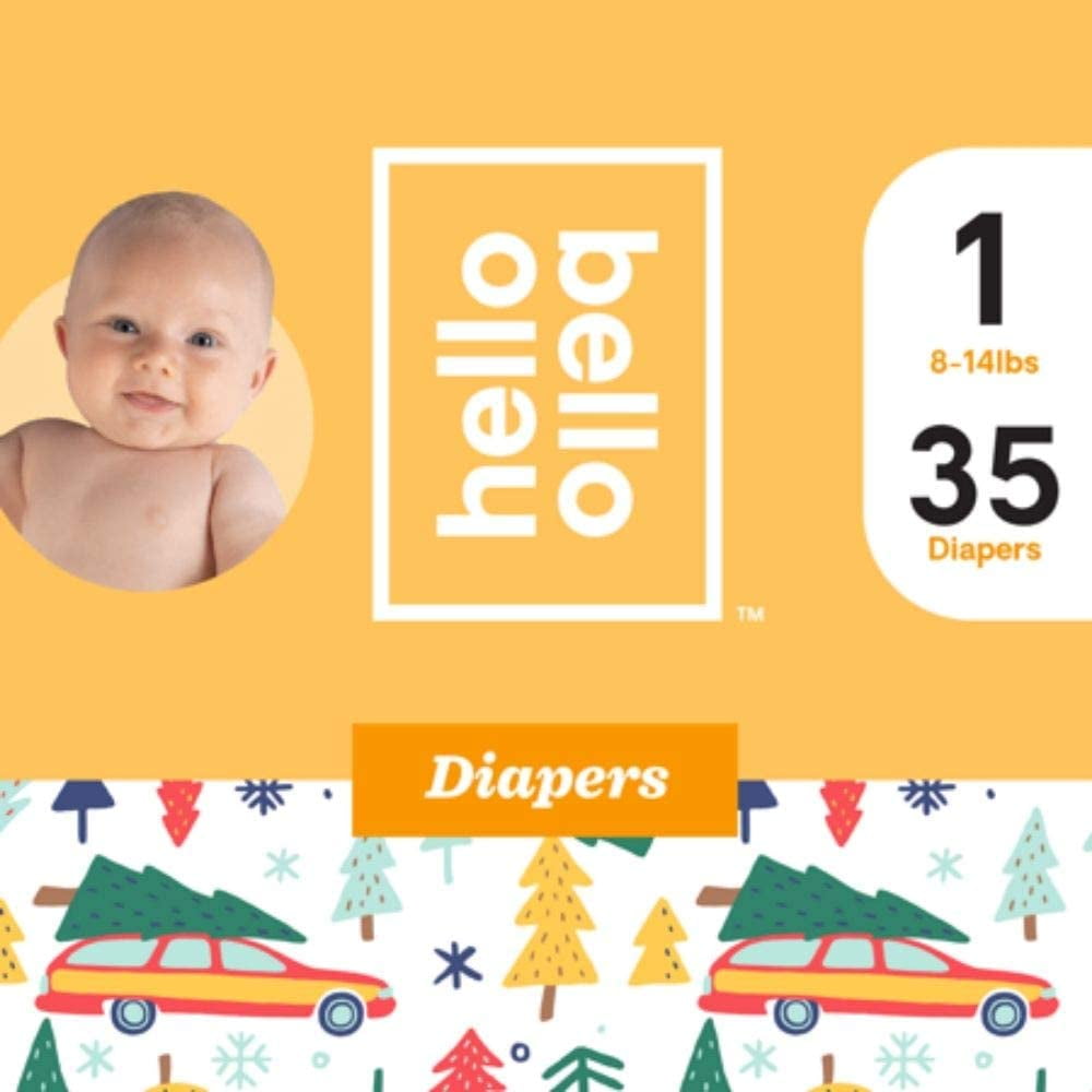 Hello Bello Diapers Jumbo Pack - Size 1 (35ct)- Pattern May Vary